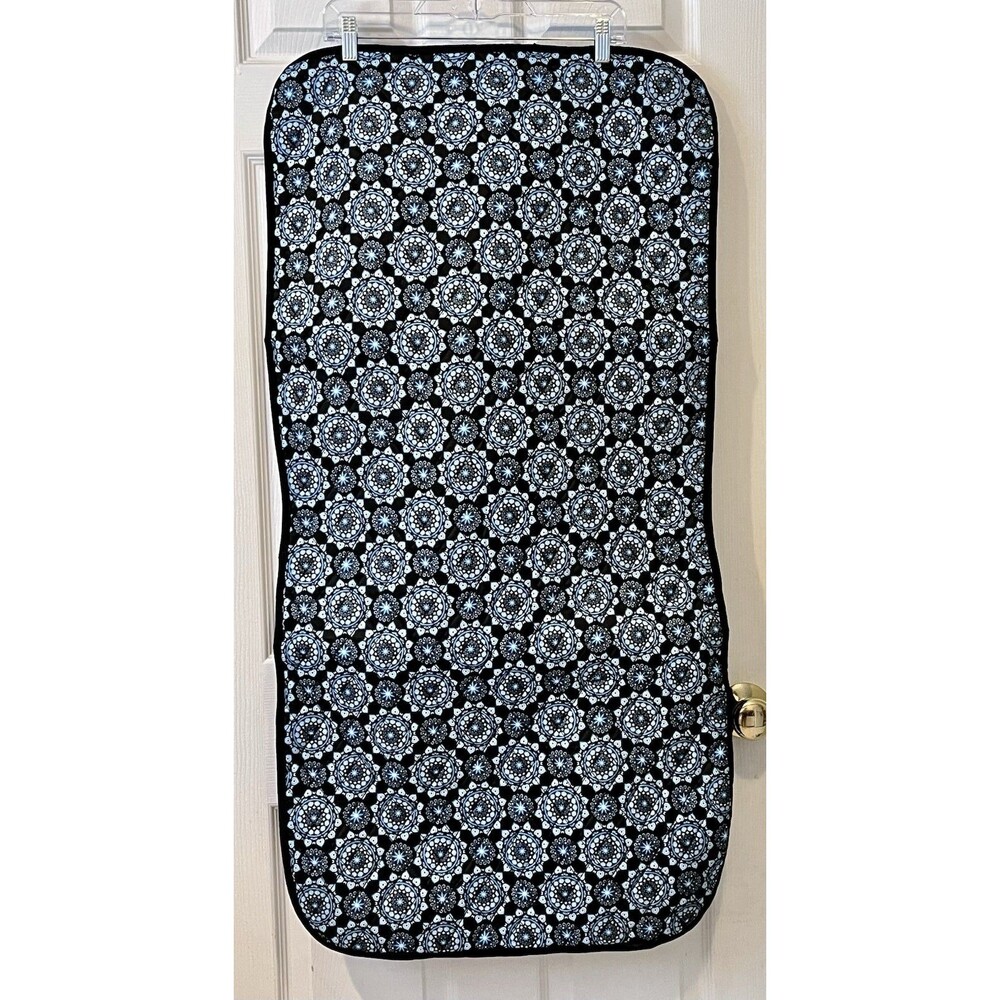 NEW Medallion Print Quilted Padded Universal Chair Car Seat Cover 42” x 21” Teal